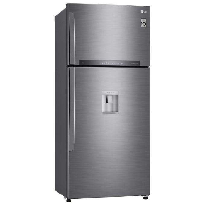 LG GTF744PZHV Frigorifero Doppia Porta Capacita' 547 Litri Classe energetica F Total No Frost Multy Air Flow Wi-Fi Larghezza 78 cm Altezza 180 cm Inox Premium