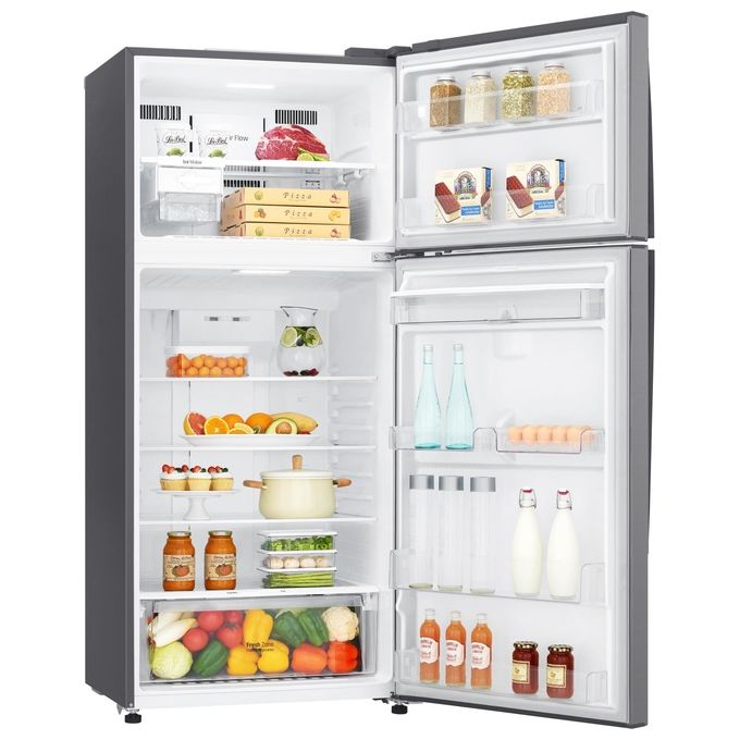 LG GTF744PZHV Frigorifero Doppia Porta Capacita' 547 Litri Classe energetica F Total No Frost Multy Air Flow Wi-Fi Larghezza 78 cm Altezza 180 cm Inox Premium