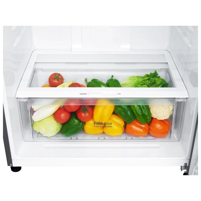LG GTF744PZHV Frigorifero Doppia Porta Capacita' 547 Litri Classe energetica F Total No Frost Multy Air Flow Wi-Fi Larghezza 78 cm Altezza 180 cm Inox Premium