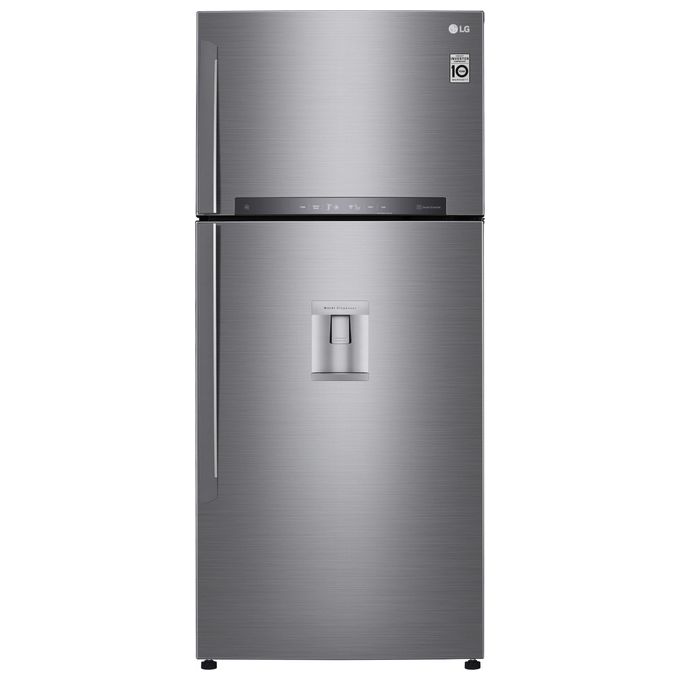 LG GTF744PZHV Frigorifero Doppia Porta Capacita' 547 Litri Classe energetica F Total No Frost Multy Air Flow Wi-Fi Larghezza 78 cm Altezza 180 cm Inox Premium