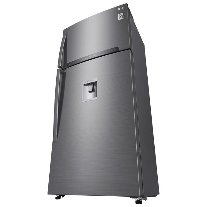 LG GTF744PZHV Frigorifero Doppia Porta Capacita' 547 Litri Classe energetica F Total No Frost Multy Air Flow Wi-Fi Larghezza 78 cm Altezza 180 cm Inox Premium