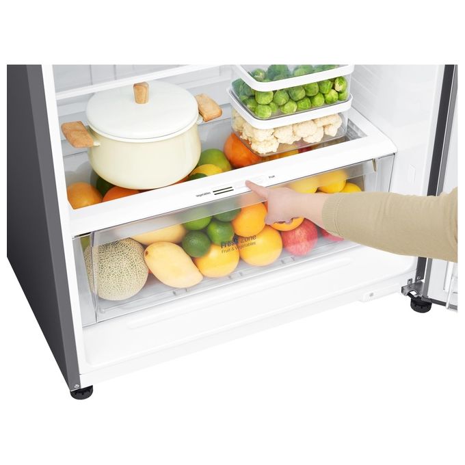 LG GTF744PZHV Frigorifero Doppia Porta Capacita' 547 Litri Classe energetica F Total No Frost Multy Air Flow Wi-Fi Larghezza 78 cm Altezza 180 cm Inox Premium
