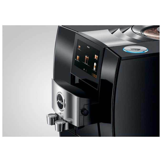 JURA Z10 Diamond Black - Macchina da caffe' automatica, 2,4 L, 15 bar, 1450 W, 32 specialita', macinacaffe' P.R.G., Cold Extraction Process, display touch da 4,3'', Nero