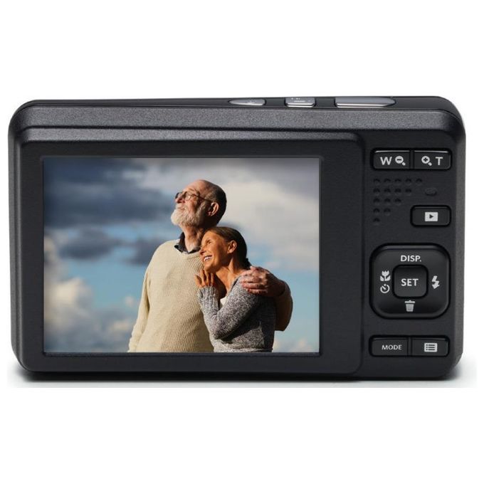 Kodak FZ55RD PIXPRO Fotocamera Compatta 16 MP CMOS Zoom Ottico 5x Grandangolo 28mm Video Full HD 1080p colore Rosso