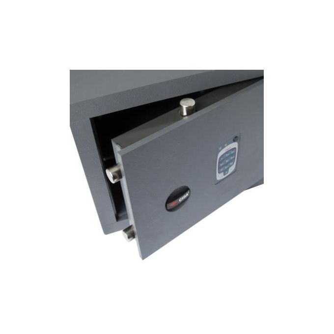 Cisa 182710400 DGT Vision Cassaforte a Muro Elettronica Combinatore 12 Cifre Frontale Acciaio 10 mm 42x30x20 cm colore Grigio