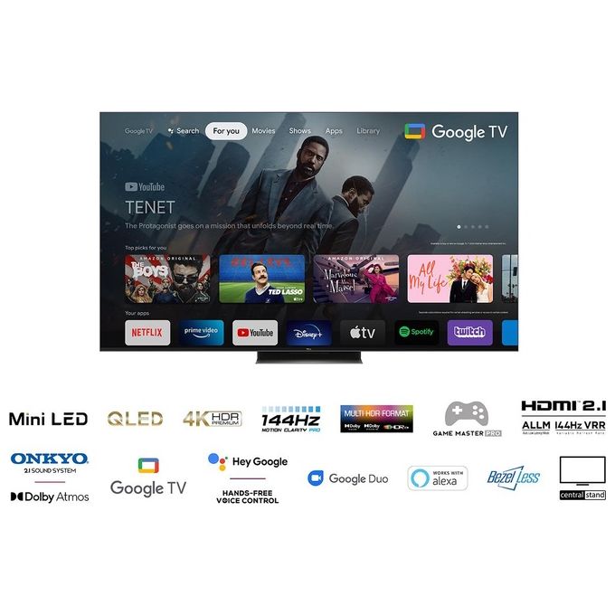 [ComeNuovo] Tcl C835 Series Tv 55'' Smart Tv 4k Mini Led