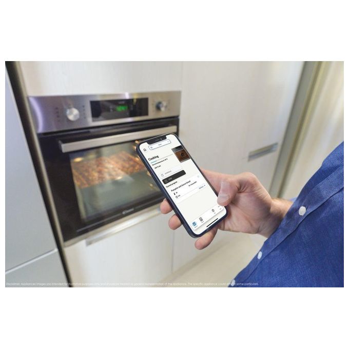 Candy FCDINE896X WIFI Timeless Forno Elettrico da Incasso Ventilato Multifunzione con Grill Wi-Fi Bluetooth 70 Litri 60 cm Classe A colore Acciaio Inox