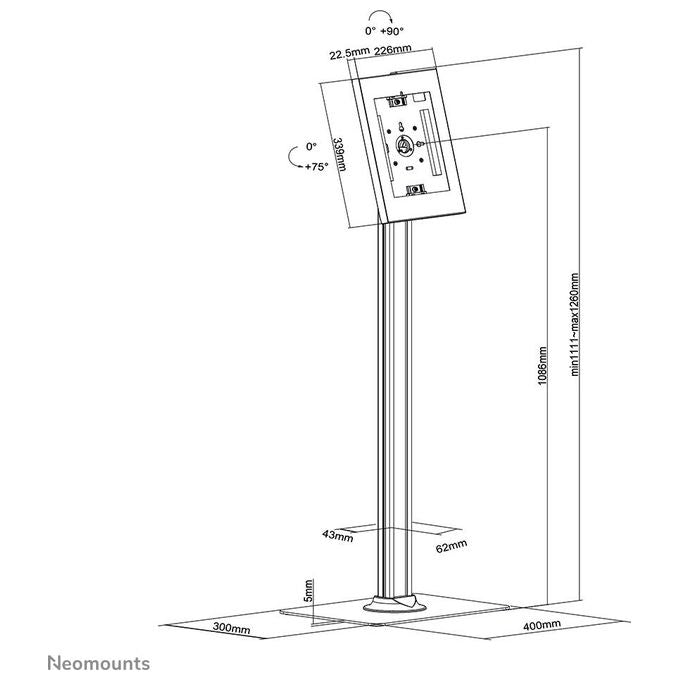Neomounts by Newstar Supporto Tablet Scrivania