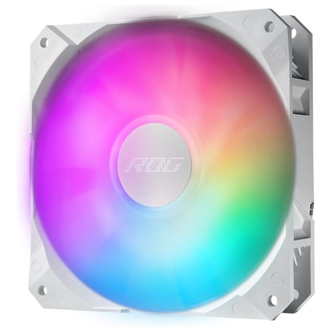 ASUS ROG Strix LC II 240 ARGB, Dissipatore a Liquido All-In-One, Due Ventole ROG da 120mm RGB, Illuminazione ARGB, LGA 1700-1200-1150-1151-1152-1155-1156-2011-2066 e AMD AM4-TR4, Bianco