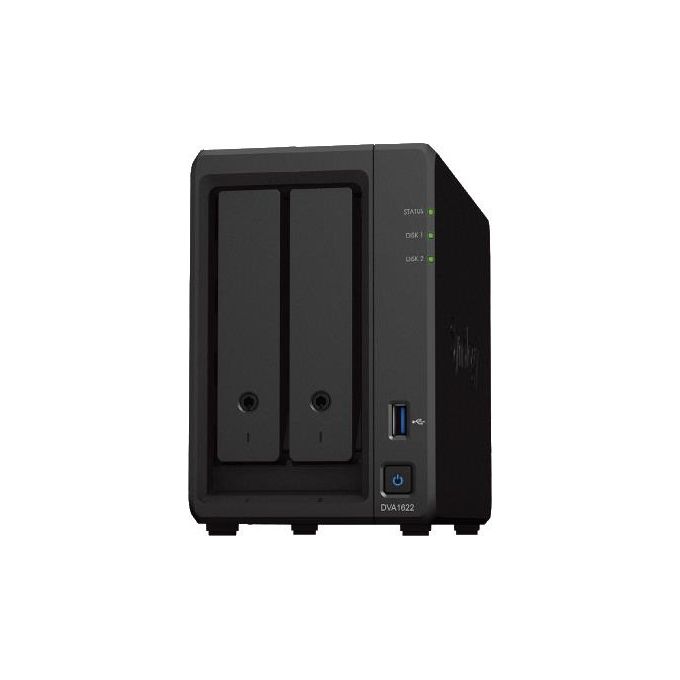 Synology Dva1622 NVR Sistema di Videosorveglianza Alta Efficienza per Monitoraggio e Sicurezza Avanzata