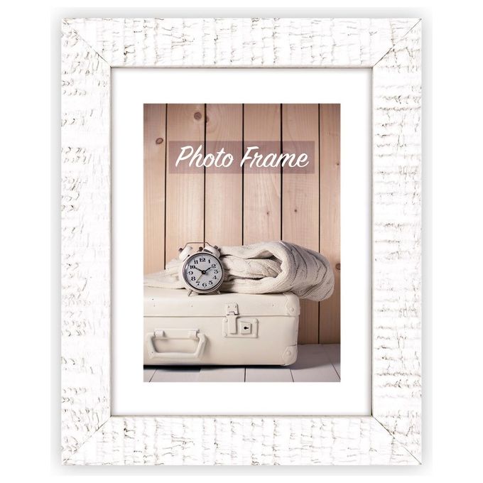 Zep Cornice Portafoto Coventry Bianco 20x30cm in Legno