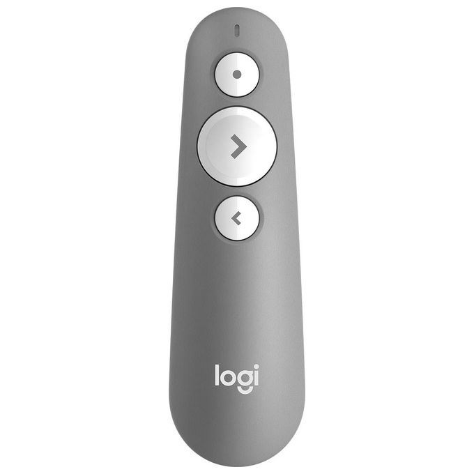 Logitech R500 Laser Presentation Remote Puntatore Wireless Bluetooth-Rf Grigio