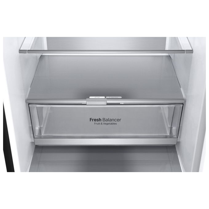 LG GBB72MCVGN Frigorifero Combinato Capacita' 419 Litri Classe energetica D Total No Frost Metal Fresh Door Cooling+ 203 cm Nero Matte Black