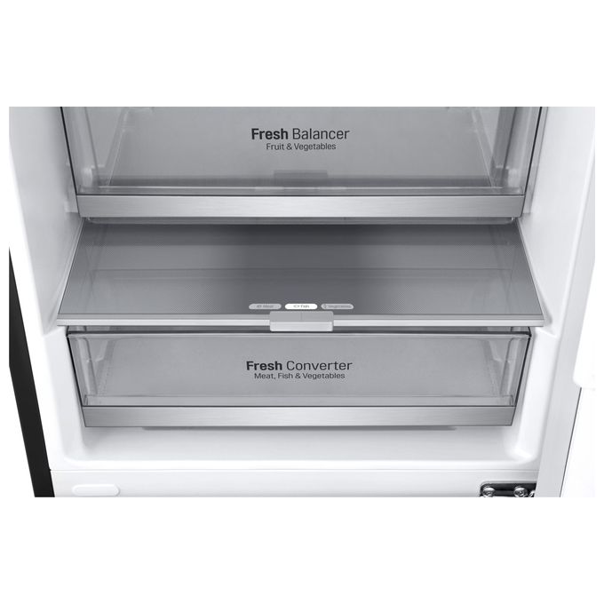 LG GBB72MCVGN Frigorifero Combinato Capacita' 419 Litri Classe energetica D Total No Frost Metal Fresh Door Cooling+ 203 cm Nero Matte Black