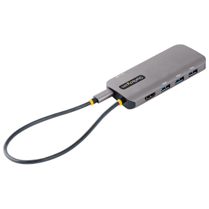 Startech.com Adattatore Usb C Multiporta Video Hdmi 4k 60hz Hub Usb 3.2 a 3 Porte Usb-A 5gbps