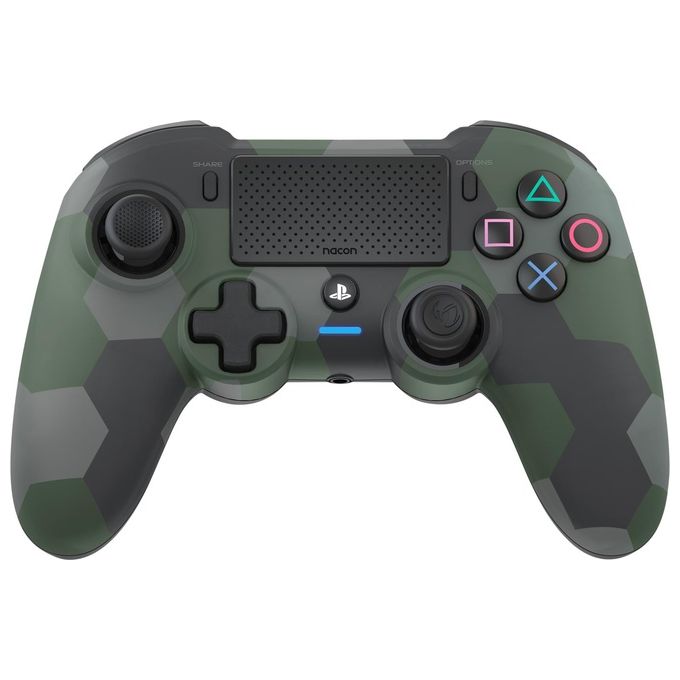 Nacon Controller Wireless Asymmetric Camo Green per PlayStation 4