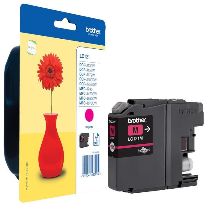 Brother LC121M Cartuccia Inkjet Serie 121 Magenta