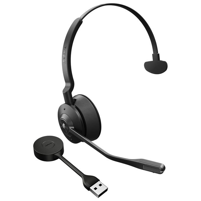 Jabra Engage 55 Auricolare Wireless a Padiglione Ufficio Nero-Titanio