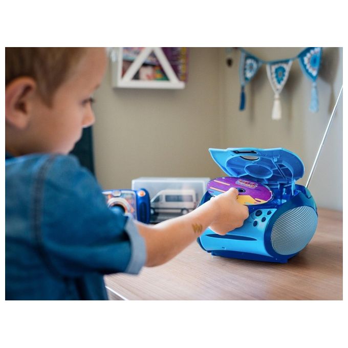 Lenco SCD-24kids Radio Portatile con Lettore CD Blu