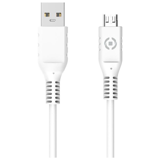 Celly Rtg Cavo di Ricarica 1mt Usb Micro Bianco