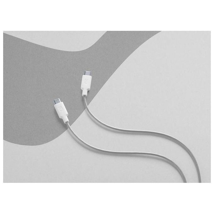 Cellular Line Stylecolor Cavo 100cm USB-C a USB-C Colorato Bianco