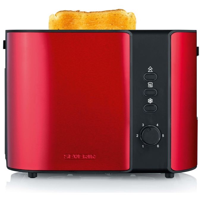 Severin AT 2217 Tostapane Automatico Rosso