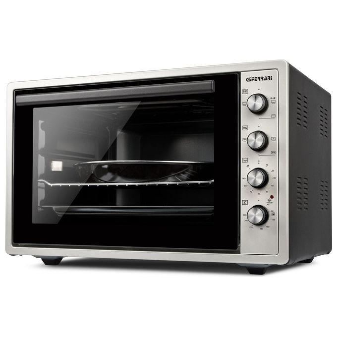 [ComeNuovo] G3Ferrari G10154 Rosto' 58 Forno Elettrico Multifunzione Ventilato con Girarrosto Capacita' 58 Litri 9 Programmi 63 cm Nero - Argento