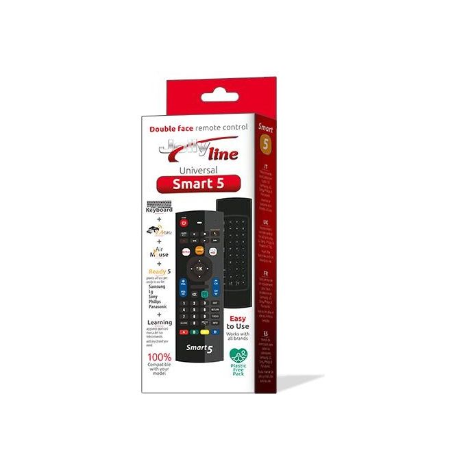 G.b.s. Elettronica Telecomando Smart 5 Universale Tastiera Qwerty e Air Mouse Universale