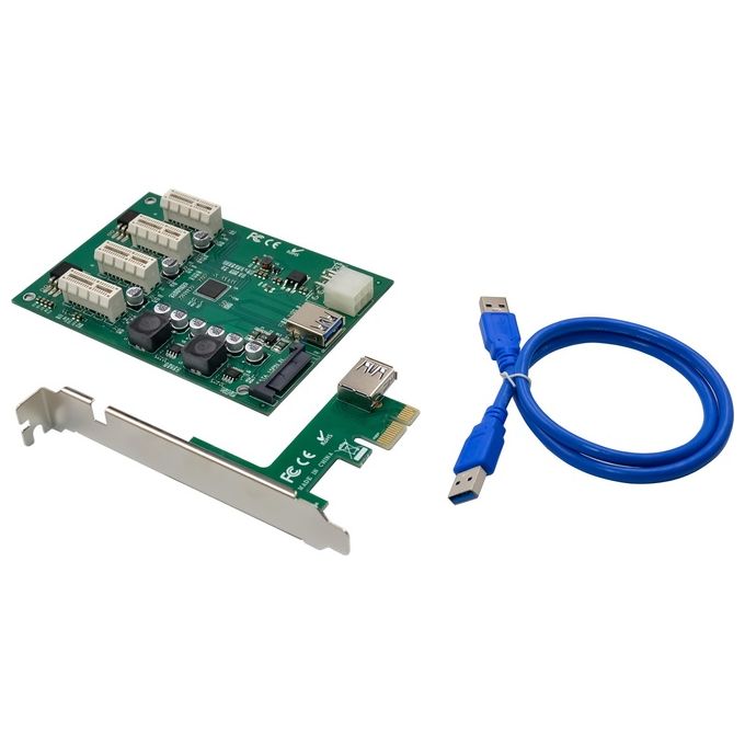 Conceptronic EMRICK10G Scheda di Interfaccia e Adattatore Interno PCIe