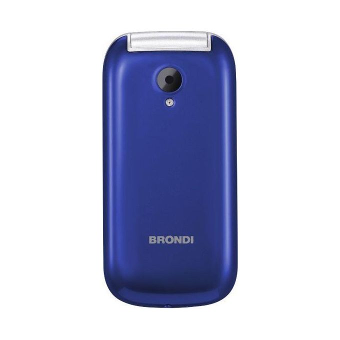 Brondi Stone con Apertura a Conchiglia e Flip Attivo Dual Sim 2.4'' Blu