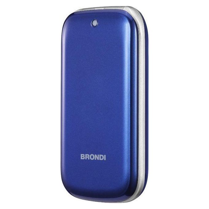 Brondi Stone con Apertura a Conchiglia e Flip Attivo Dual Sim 2.4'' Blu