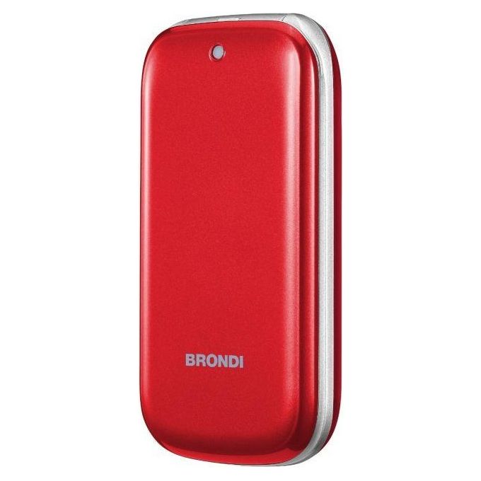 Brondi Stone Apertura a Conchiglia e Flip Attivo Dual Sim 2.4'' Rosso