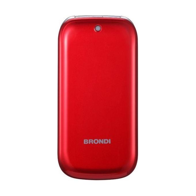 Brondi Stone Apertura a Conchiglia e Flip Attivo Dual Sim 2.4'' Rosso