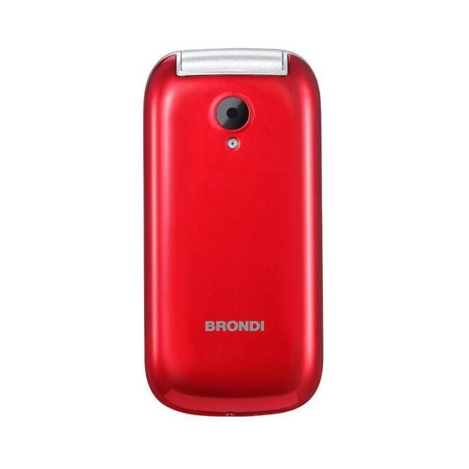 Brondi Stone Apertura a Conchiglia e Flip Attivo Dual Sim 2.4'' Rosso