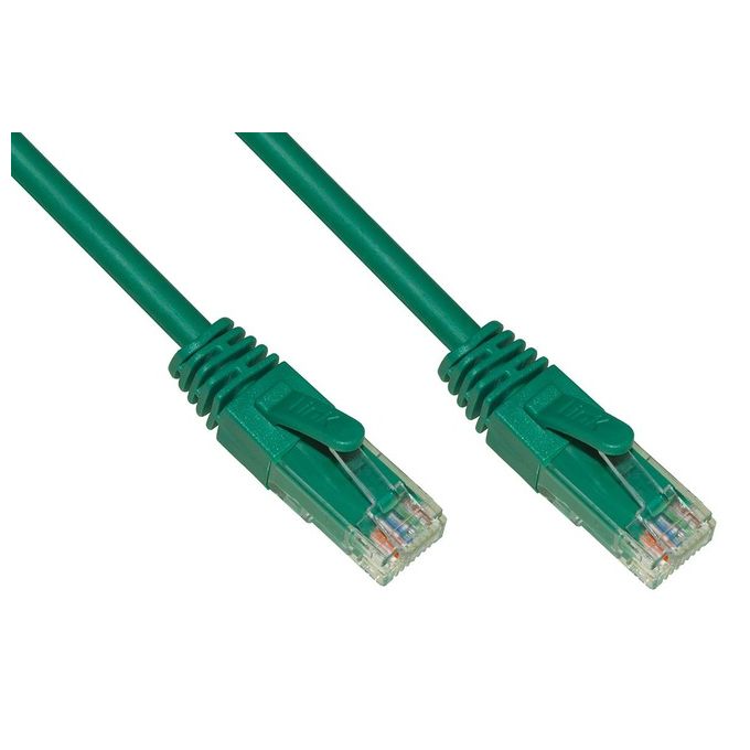 Link Cavo di Rete Categoria 6a Non Schermato Utp Awg24 Verde Halogenfree 15mt