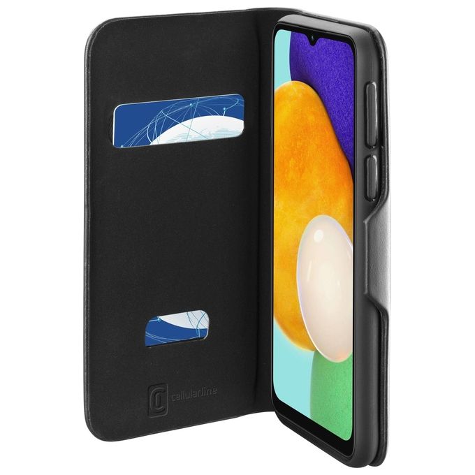 Cellular Line Book Clutch per Galaxy A13 5G Custodia a Libro con Chiusura di Sicurezza Magnetica Nero