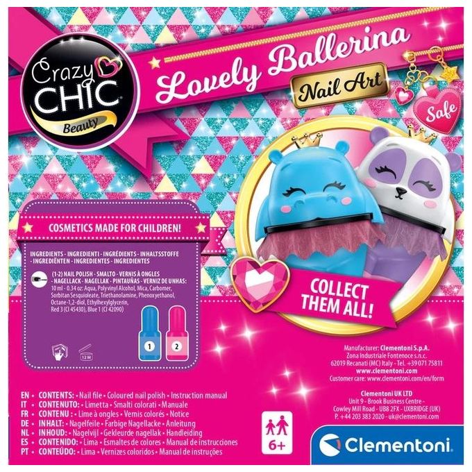 Clementoni Trucchi Giocattolo Crazy Chic Lovely Ballerina