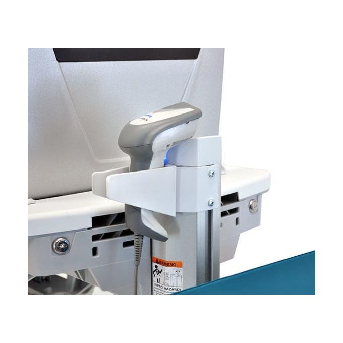 Ergotron StyleView Cart con Lcd Pivot SV40 Carrello per Notebook Tastiera e Mouse in Alluminio