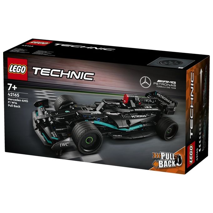 LEGO Technic 42165 Mercedes-AMG F1 W14 E Performance Pull-Back, Macchina Giocattolo da Costruire, Gioco Creativo per Bambini 7+