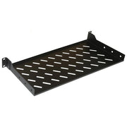 Link Ripiano per Armadio 19'' 1 Unita' Profondita' 200mm 2 Attacchi Frontali Nero
