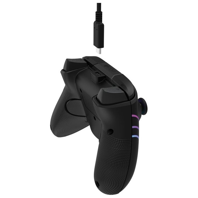 Pdp Gamepad per Xbox Afterglow Wave Wired Black