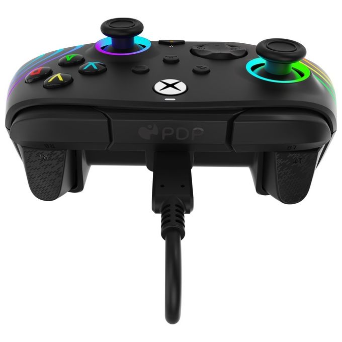 Pdp Gamepad per Xbox Afterglow Wave Wired Black