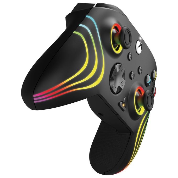 Pdp Gamepad per Xbox Afterglow Wave Wired Black