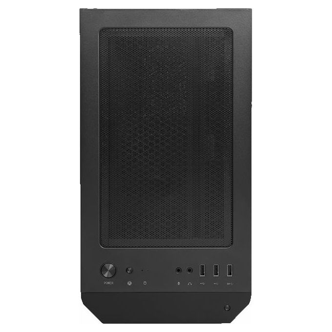 MSI MAG FORGE M100R Mini-Tower PC Case - Vetro temperato, Micro-ATX Mini-ITX, pannello frontale Mesh, 4 ventole ARGB (120mm) con controller Hub, filtro antipolvere magnetico, porta USB 3.2 Gen1 Type-A