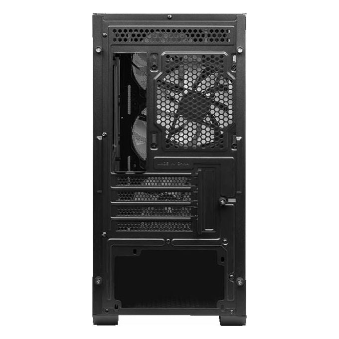 MSI MAG FORGE M100R Mini-Tower PC Case - Vetro temperato, Micro-ATX Mini-ITX, pannello frontale Mesh, 4 ventole ARGB (120mm) con controller Hub, filtro antipolvere magnetico, porta USB 3.2 Gen1 Type-A