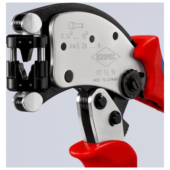Knipex Twistor T Regolazione Automatica Pinza per Terminali a Bussola