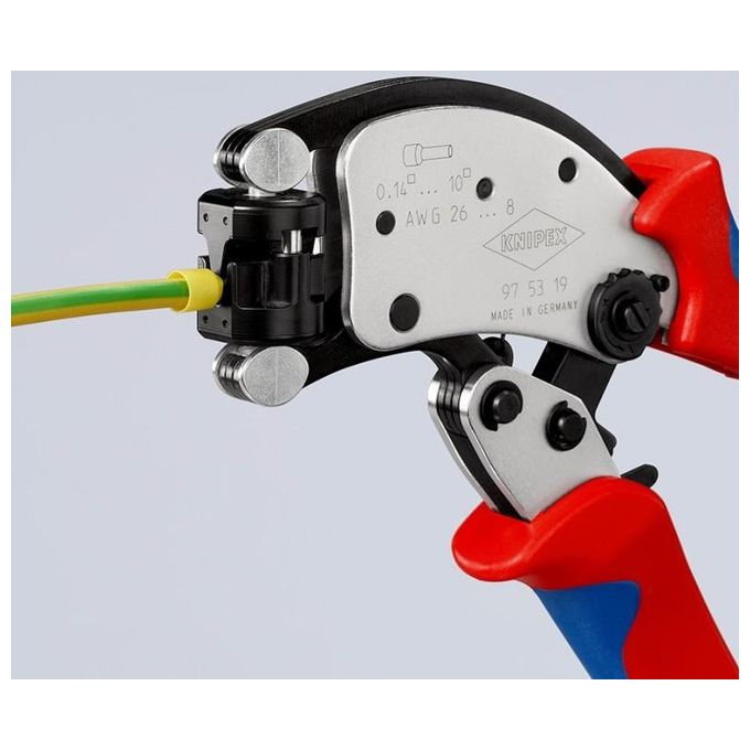 Knipex Twistor T Regolazione Automatica Pinza per Terminali a Bussola