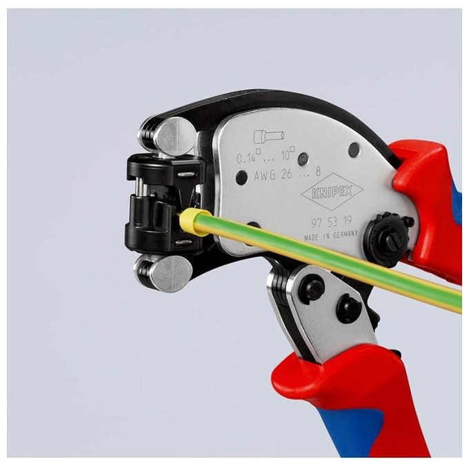 Knipex Twistor T Regolazione Automatica Pinza per Terminali a Bussola