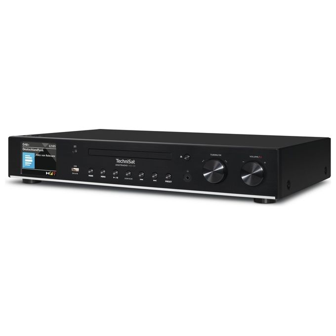 TechniSat DIGITRADIO 143 CD (V3) Sintonizzatore HiFi Digitale Radio Internet DAB FM Nero