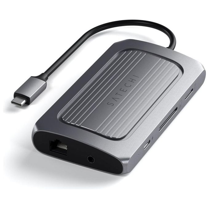 Satechi Adattatore Usb4 Multiport 8k Space Gray